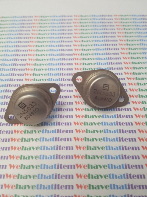 2N5633/ TRANSISTOR / 2 PIECES / (qzty)