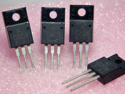 2SD2058 / D2058 / TRANSISTOR / TO220 / 4 PIECES (qzty)