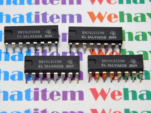 SN74LS124N / IC / DIP / 4 PIECES (qzty)