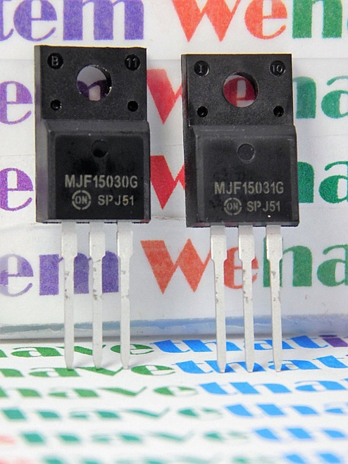 MJF15030G & MJF15031G / TRANSISTOR / TO220 / 1 PAIR(1 OF EACH)=2 PIECES  /(qzty)