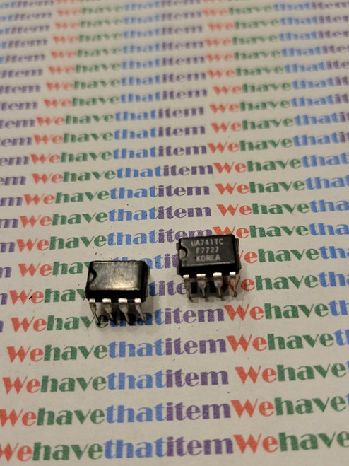  UA741TC / TRANSISTOR / DIP / 2 PIECES  ORIGINAL   (qzty)
