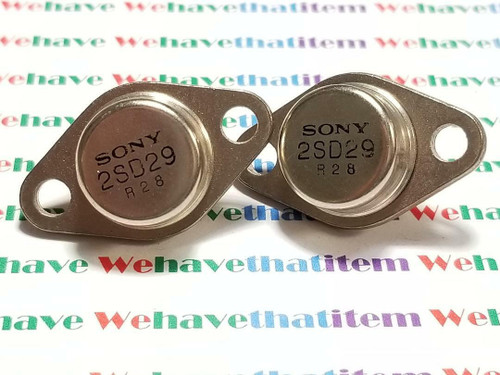 2SD29 / TRANSISTOR / TO66 / 2 PIECES(qzty)