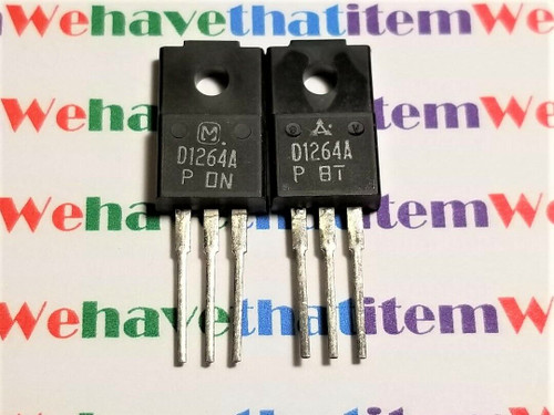 2SD1264A / D1264A / TRANSISTOR / TO220 / 2 PIECES  (qzty)