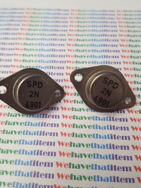 2N4901 / TRANSISTOR / 2 PIECES / (qzty)