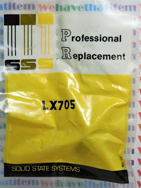 LX705 / CROSSES TO  NTE705 , ECG705 / IC / 9 PIN / 2 PIECES  (qzty)