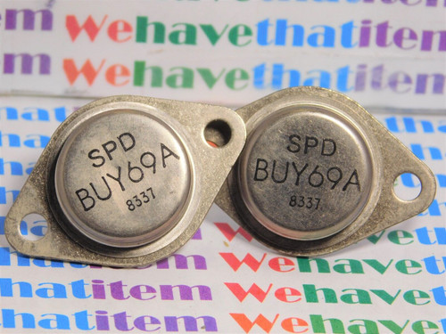 BUY69A / TRANSISTOR / TO3 / 2 PIECES (QZTY)