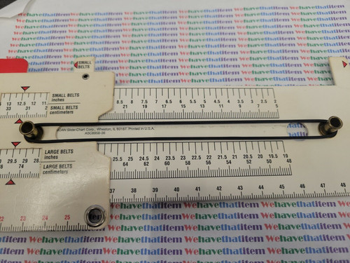 SBS12.4  /  SCX12.4 SQUARE BELT / 2 PIECES /  (qzty)