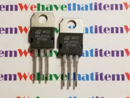MTP6N60 / N CHANNEL POWER MOS TRANSISTOR / TO220 / 2 PIECES (qzty)