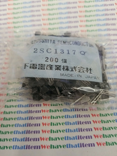2SC1317 / C1317 / TRANSISTORS / Panasonic (Matsushita) / 200 PIECES (qzty)