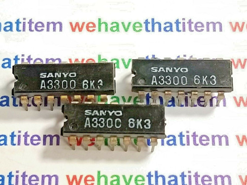 LA3300 / CROSSES TO ECG1005, NTE1005 / IC / DIP / 3 PIECES (qzty)