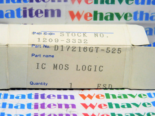 D17216GT 525 / IC MOS LOGIC  / SURFACE MOUNT / 1 PIECE (QZTY)