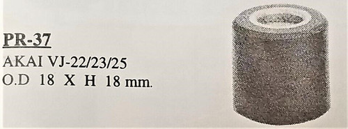 AKAI / VJ22/23/25 / PINCH ROLLER / PR37 / 1 PIECE(qzty)