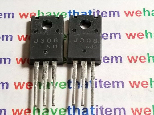 2SJ308 / PART MARKED J308 / FET / TO 220 / 2 PIECES  (qzty)