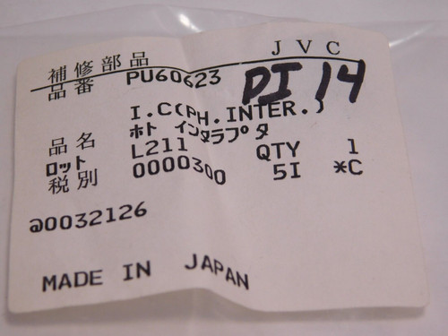 PU60623 / JVC PHOTO INTERRUPTER (PI14)  / 1 PIECE (qzty)