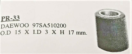 DAEWOO / 97SA510200 / PINCH ROLLER / PR33 / 1 PIECE(qzty)