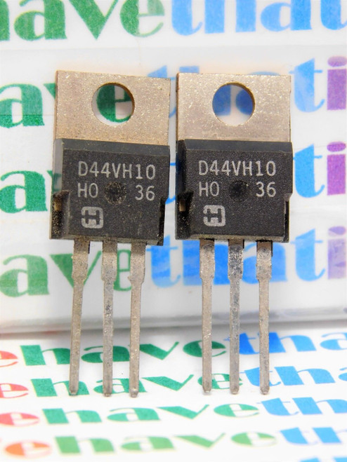 D44VH10 / TRANSISTOR / TO220 / 2 PIECES (QZTY)