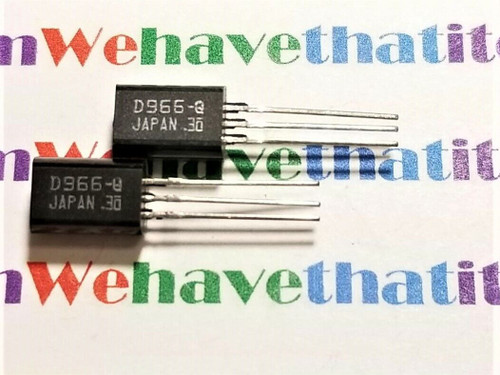 2SD966 / D966 / TRANSISTOR / TO92 EXTENDED / 2 PIECES (qzty)