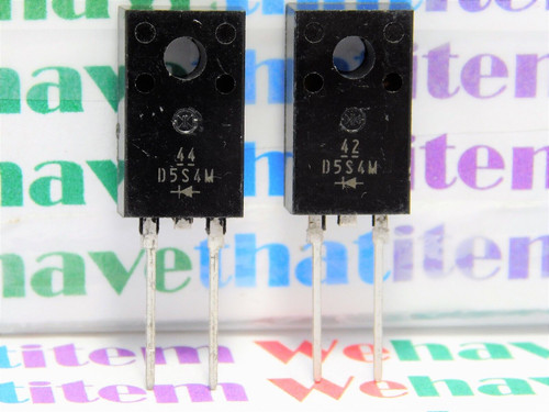 D5S4M / SCHOTTKY DIODE / TO220 / 2 PIECES (QZTY)