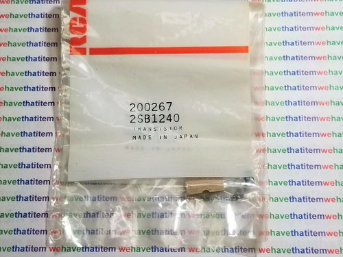 RCA# 200267 / 2SB1240 / B1240 / TRANSISTOR / 2 PIECES (qzty)