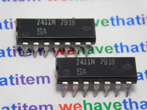 7411N / IC / DIP / 2 PIECES (qzty)