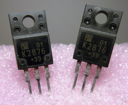 2SK2876 / PART MARKED K2876 /  FET / 2 PIECES (QZTY)