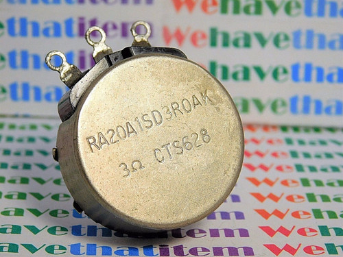 VOLUME TYPE CONTROL / 3 OHM / RA20A1SD3R0AK / 1 PIECE  (qzty)