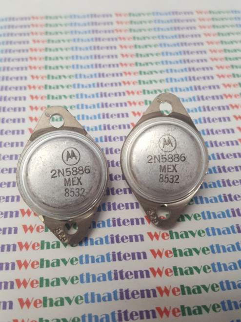 2N5886 / TRANSISTOR / 2 PIECES / (qzty)
