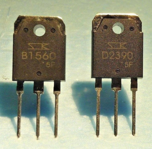 2SB1560 & 2SD2390 / 1 PAIR= 1 PIECE OF EACH TRANSISTOR / TRANSISTOR (qzty)