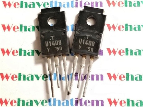 2SD1408 / TRANSISTOR / TO220 / 2 PIECES (QZTY)
