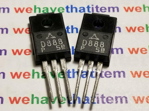 2SD888 / D888  / TRANSISTOR /  TO220 / 2 PIECES (QZTY)