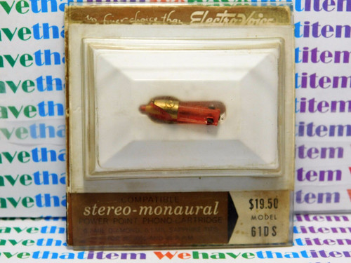 STEREO-MONAURAL POWER POINT CARTRIDGE / MODEL 61DS / 1 PIECE (qzty)