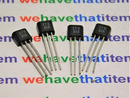 ZTX313 / TRANSISTOR / TO92 COMPATIBLE / 4 PIECES  (qzty)