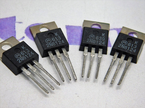 2N6124 / TRANSISTOR / TO220 / 4 PIECES (qzty)