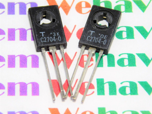2SC2704-0 / TRANSISTOR / TO126 / 2 PIECES (QZTY)