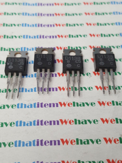 2SD1138 / TRANSISTOR / 4 PIECES / (qzty)