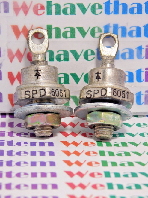 SPD6051 / SCR / COMPARABLE TO ECG6051, NTE6051 / STUD MOUNT / 2 PIECES (qzty)