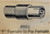 F FEMALE TO PAL FEMALE CONNECTOR / 3 PIECES (qzty)