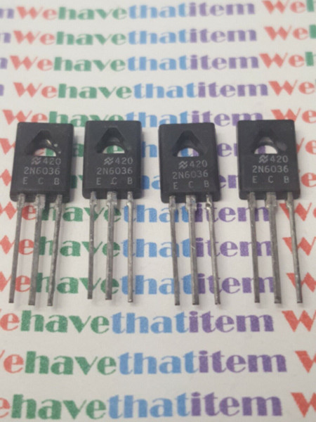 2N6036 / TRANSISTOR / 4 PIECES / (qzty)