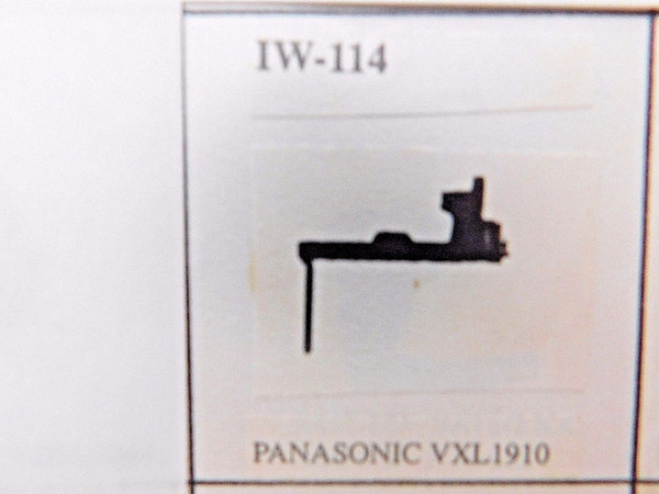 VXL1910 / PANASONIC ASSEMBLY / VCR / IW114 / 1 PIECE (qzty)