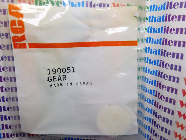 RCA 190051 / PANASONIC VDGS0134  / IDLER GEAR / IW156 / 1 PIECE (qzty)
