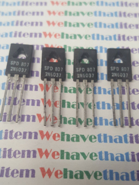 2N6037 / TRANSISTOR / 4 PIECES / (qzty)