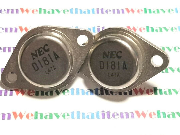 2SD181A / TRANSISTOR / TO3 / 2 PIECES (qzty)
