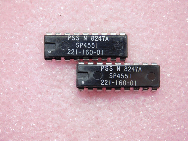 221-160-01 / SP4551 / IC / DIP / 2 PIECES  / qzty