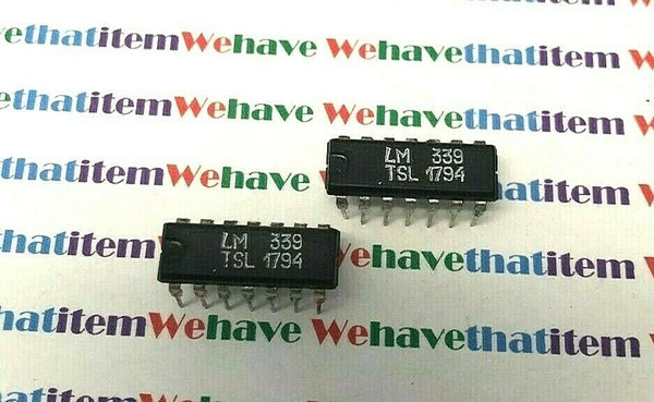 LM339 / IC / DIP / 2 PIECES  (qzty)