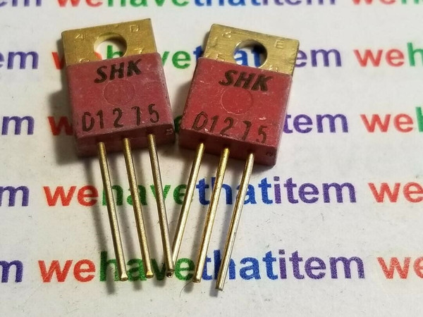 2SD1275 / D1275 / TRANSISTOR / TO220 METAL / 2 PIECES (qzty)