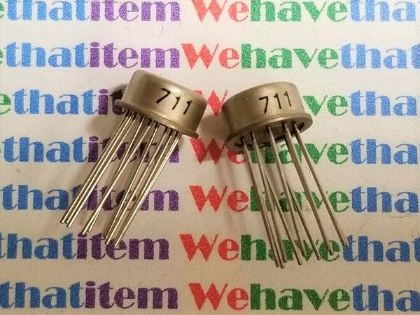 711 / CROSSES TO NTE711, ECG711 ,SK3070 / IC / TO5 / 2 PIECES  (qzty)