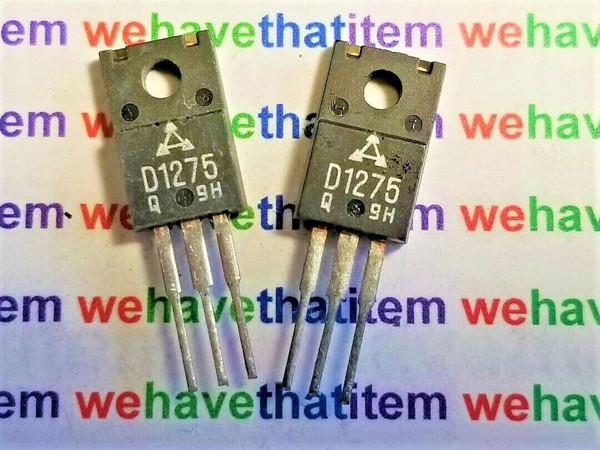 2SD1275 / D1275 / TRANSISTOR / TO220 / 2 PIECES (qzty)