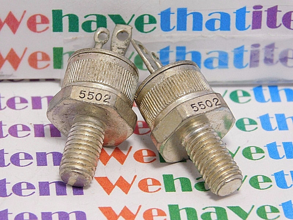 5502 / SCR / COMPARABLE TO ECG5502, NTE5502 / STUD MOUNT / 2 PIECES (qzty)