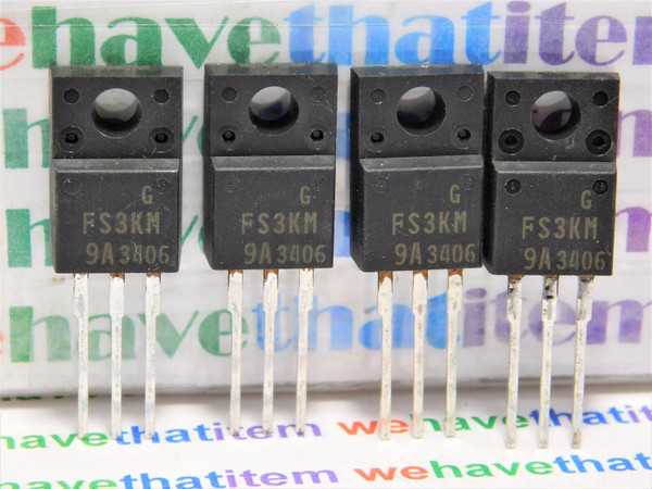 FS3KM9A / MOSFET / TO220 / 4 PIECES (qzty)