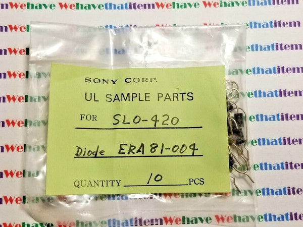  ERA81-004 / DIODE / WITH FORMED LEADS / 10 PIECES (qzty)